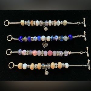 Large Bead Bracelet Choice of colour combination Change up pattern Price/Each
